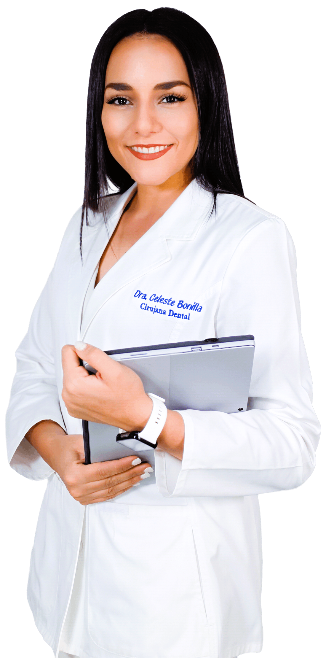 Retrato de la Dra. Celeste Bonilla, cirujana dentista
